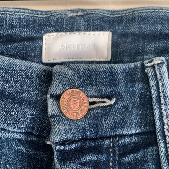 MOTHER High Waisted Looker Crop in Bake Sale Brawl size 26 - Picture 5 of 9